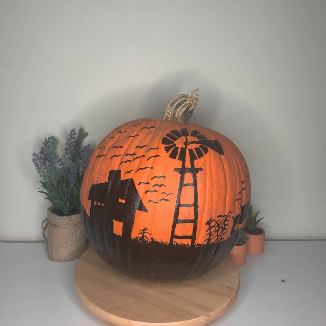 Pumpkin Painting by Denise A Wells  HandPainted Anime Pum  Flickr