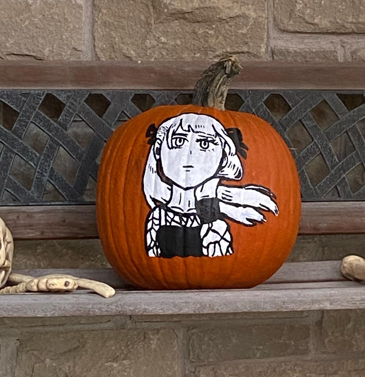 pumpkin carving designs anime｜TikTok Search