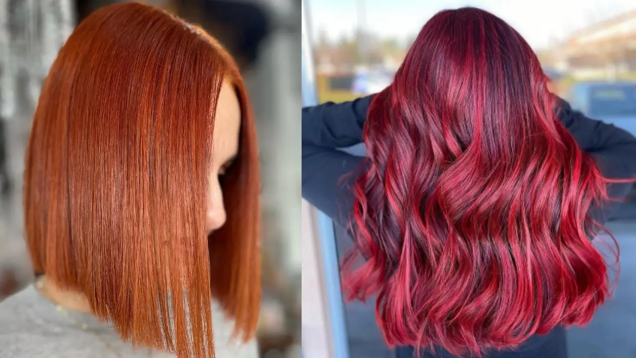 different shades of red hair color ideas