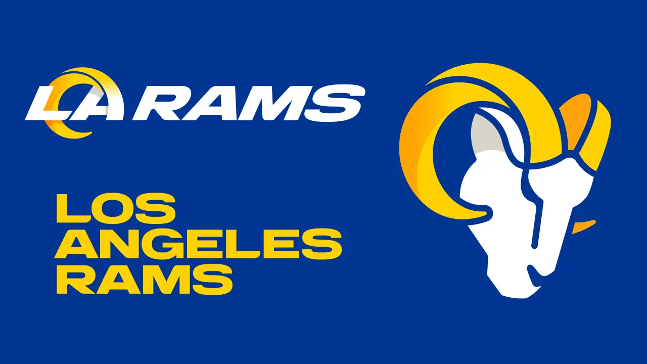 Los Angeles Rams 16'' Team Color Logo Cutout