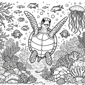 10+ Turtle Coloring Pages for Kids (Free and Printable Images) - Color ...