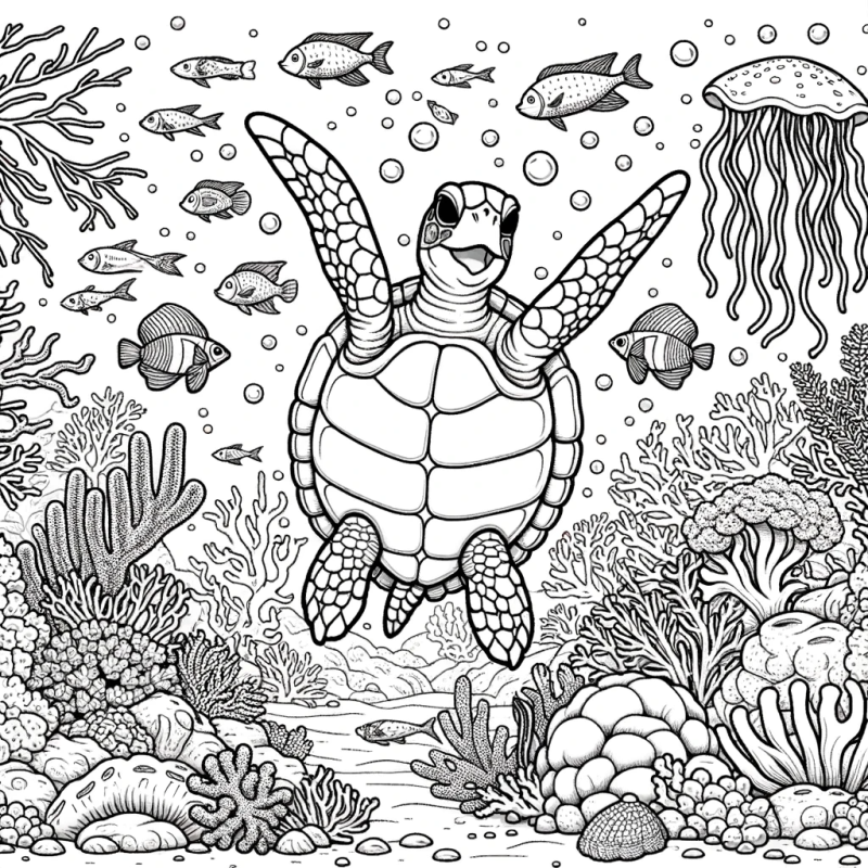 10+ Turtle Coloring Pages For Kids (free And Printable Images) - Color 